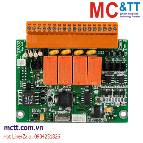 Card mở rộng 4 kênh AO + 4 kênh DI + 4 kênh Relay ICP DAS XV303 CR