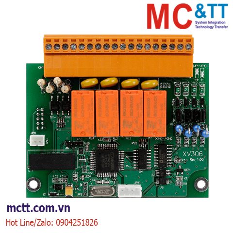 Card mở rộng 4 kênh AI + 4 kênh DI + 4 kênh Relay ICP DAS XV306 CR