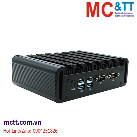 Máy tính nhúng công nghiệp không quạt (2 LAN + 2 COM) Zemao ZM-F200
