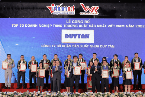 Nhựa Duy Tân vinh dự lần thứ 9 liên tiếp nhận giải thưởng FAST500