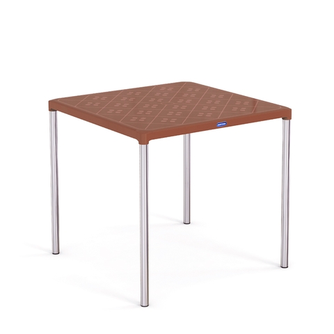 BÀN VUÔNG CHÂN INOX DUY TÂN