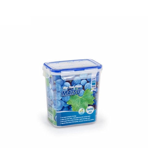 HỘP THỰC PHẨM CHỮ NHẬT 1600ML DUY TÂN