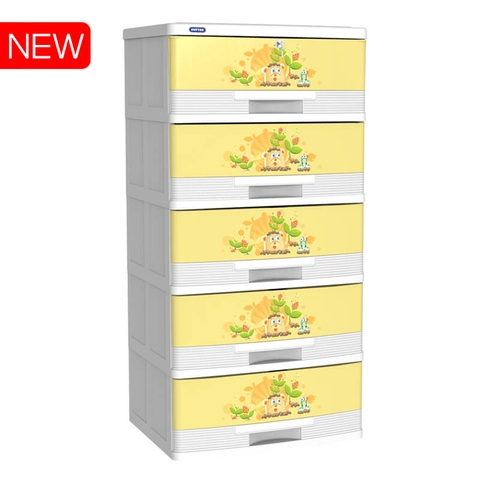 TỦ 5T ĐẠI KIỂU MÀU VÀNG DUY TÂN