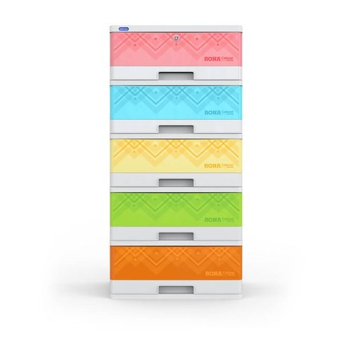 TỦ RONA 5 NGĂN DUY TÂN ( HOA NÚI )