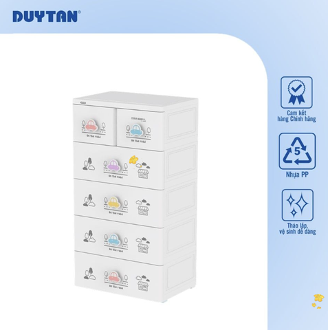 Tủ Mina Baby - L 5 Ngăn Nhựa Duy Tân