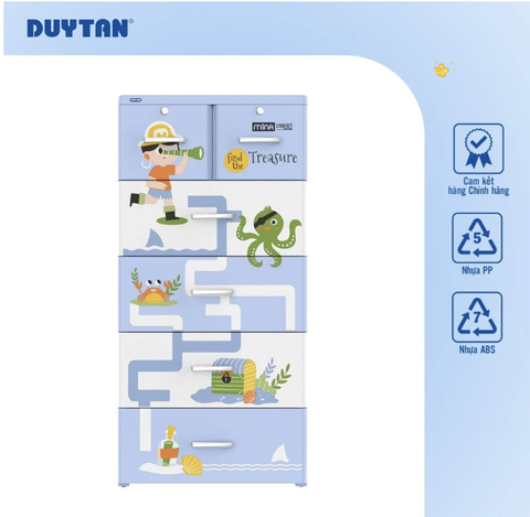 TỦ MINA 5 NGĂN DUY TÂN - DƯƠNG 2024