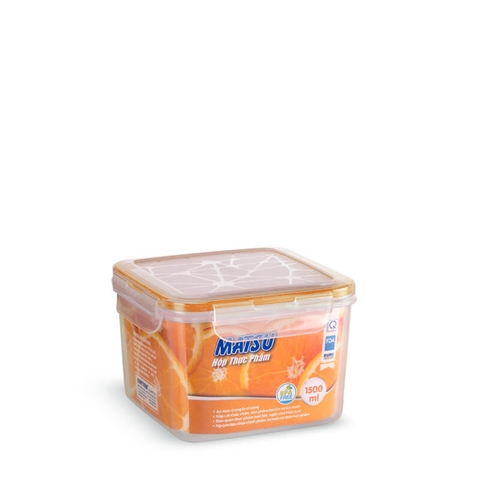 HỘP THỰC PHẨM VUÔNG 1500ML DUY TÂN