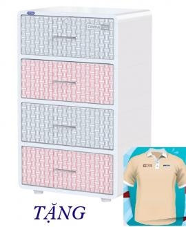 Tủ nhựa Omni 4 ngăn DUY TÂN ( ĐAN )