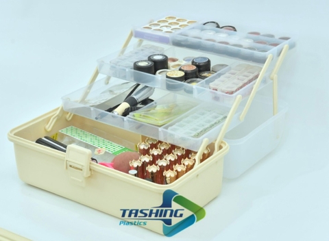 THÙNG TRANG ĐIỂM 3 NGĂN PASTEL ĐH