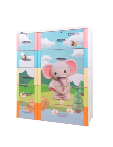 Tủ SHINO 5 TẦNG 10 HỘC DUY TÂN ĐA SẮC VOI
