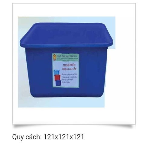 Thùng chữ nhật 1820 lít Th