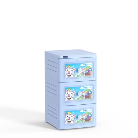 TỦ TANO 3 NGĂN MÀU DƯƠNG DUY TÂN