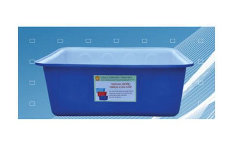 THÙNG NHỰA CHỮ NHẬT 200 LÍT HDPE