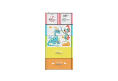Tủ TABI L 5 Ngăn- Đa sắc Rồng bé Trai