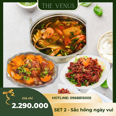 MENU 2 - sắc hồng ngày vui