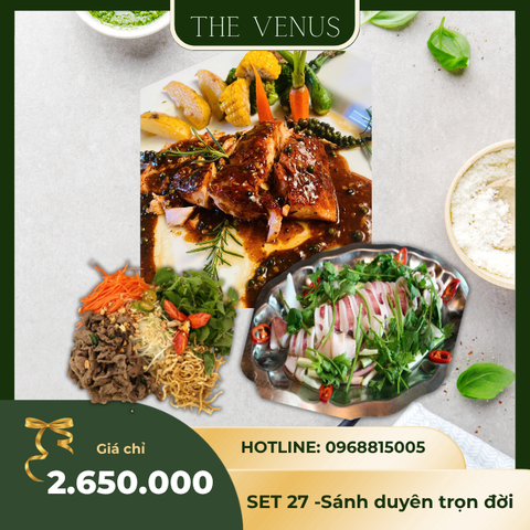 MENU 27 - sánh duyên trọn đời