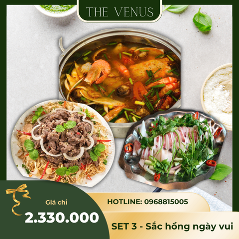 MENU 3 - sắc hồng ngày vui