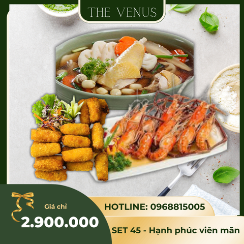 MENU 45 - hạnh phúc viên mãn