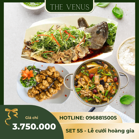 MENU 55- lễ cưới hoàng gia