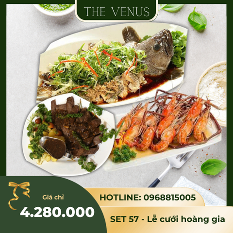 MENU 57 - Lễ cưới hoàng gia