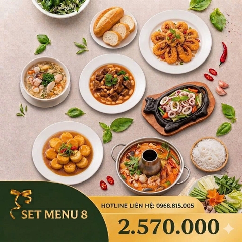 SET MENU 8 - Phúc Lộc Sum Vầy