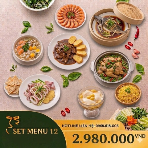 SET MENU 12 - Phú Quý Tròn Vị
