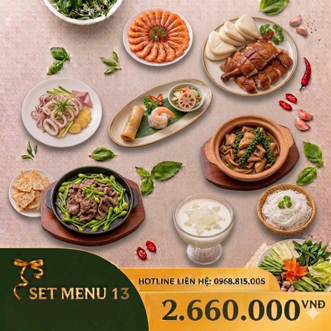 SET MENU 13 – Duyên Lành Sum Vầy