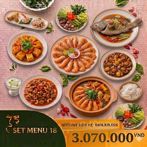 SET MENU 18 – Thịnh Yến Phú Quý