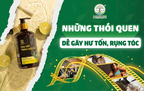 NHỮNG THÓI QUEN DỄ GÂY HƯ TỔN, RỤNG