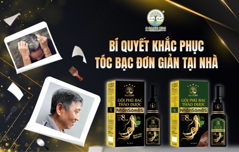 BÍ QUYẾT KHẮC PHỤC TÓC BẠC ĐƠN GIẢN TẠI NHÀ