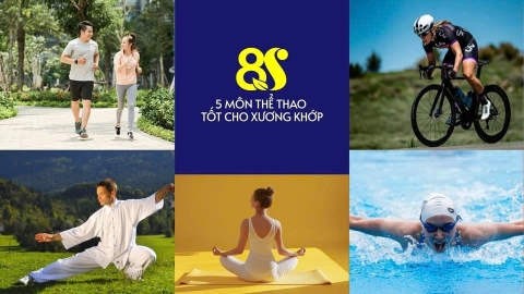 5 MÔN THỂ THAO TỐT CHO XƯƠNG KHỚP