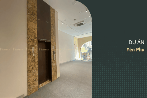 Trang Trí Thang Máy Công Trình Yên Phụ – Hoàn Thiện Không Gian Inox Sang Trọng Và Đồng Bộ