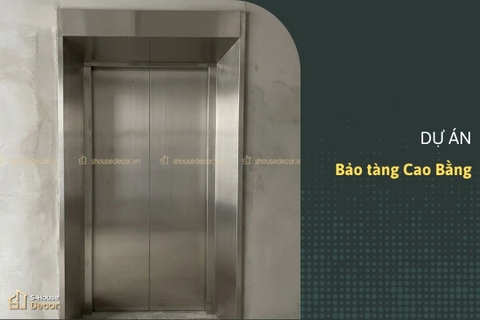 Ốp inox khung bao bản rộng thang máy tại Phú Thọ - Hiện đại vượt thời gian
