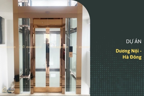 Trang trí inox thang máy: Ốp inox khung thép tại Dương Nội, Hà Đông - Bền đẹp theo thời gian