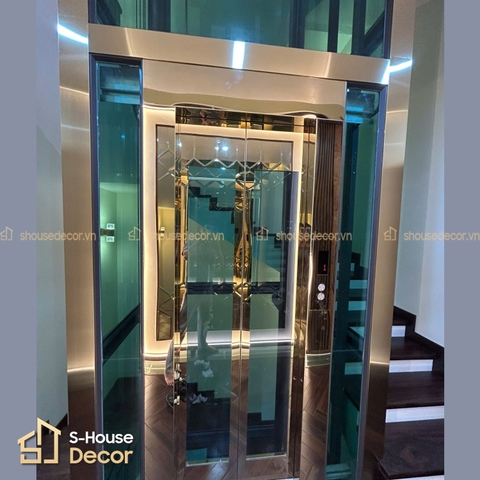 Trang Trí Inox Thang Máy – Ốp Inox Khung Thép Inox 304 Gương Vàng