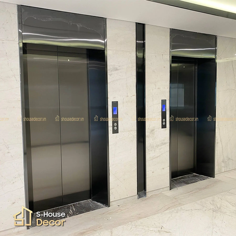TRANG TRÍ INOX THANG MÁY CAO CẤP - HOÀN THIỆN KHÔNG GIAN VỚI ỐP KHUNG BẢO BẢN RỘNG THANG MÁY