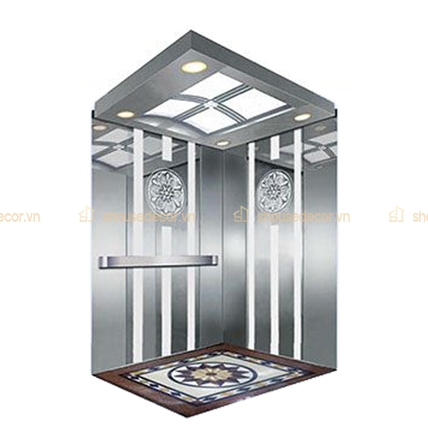 Ốp Inox Cabin Thang Máy Mẫu OCTM3D11