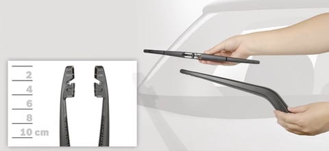 Hướng dẫn lắp gạt mưa phía sau Bosch, Denso DRA (How to Install Bosch, Denso DRA Wiper Blades Rear)