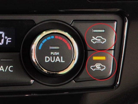 Chế độ lấy gió trong và lấy gió ngoài trên ô tô