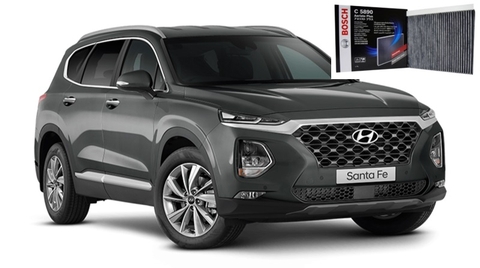 Hướng dẫn thay lọc gió điều hòa Hyundai Santafe 2020