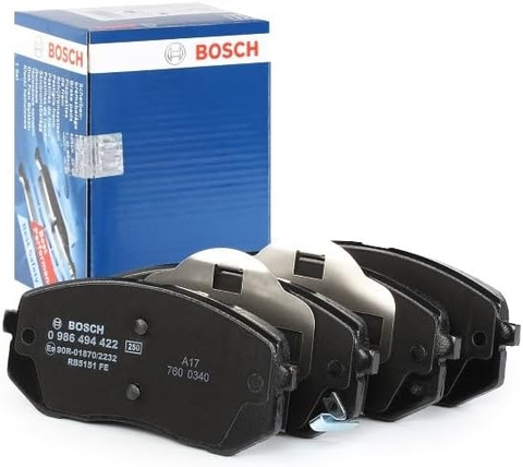 Má phanh trước KIA Carens 1.6/2.0 (2006-2012); K3 1.6/2.0 (2013+); Optima/K5 2.0/2.4 (1205-2020); Soul 2.0 (2014+); Sportage 2.0 4WD (2010-2016); Sportage 1.6 (2021+); HYUNDAI Kona 1.6 (2018+); Tucson 2.0 (2010-2015) chính hãng Bosch (0986494422)