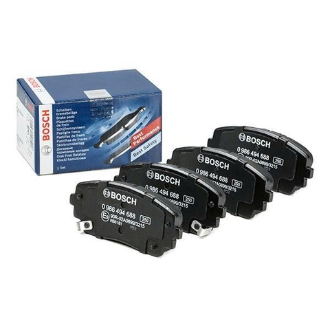 Má phanh trước KIA Morning 1.0/1.2 (2011+) chính hãng Bosch (0986494688)