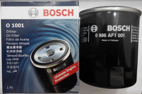 Lọc dầu động cơ Mitsubishi Xpander (2019+); Attrage (2013+); Mirage (2013+); Triton (2017+); Outlander (2008+) chính hãng Bosch (0986AF1001) (Lọc sắt)