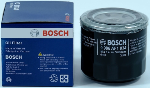 Lọc dầu động cơ Hyundai Elantra (2006+); Avante (2011-2015); i30 (2008-2017); Sonata (2009-2014); Accent (2005-2010); Verna; Getz 1.4 (2006-2011) chính hãng Bosch (0986AF1034)