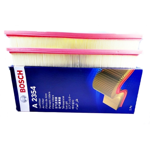 Lọc gió động cơ Mercedes Benz C-Class W203 (2005-2007); W204 (2007-2011); E-Class W211 (2002-2009); W212 (2009+); S-Class W221 (2005-2011); M-Class W164 (2005-2007); GLK-Class W204 (2008-2013); GL-Class W164 (2006-2012) chính hãng Bosch (0986AF2354)