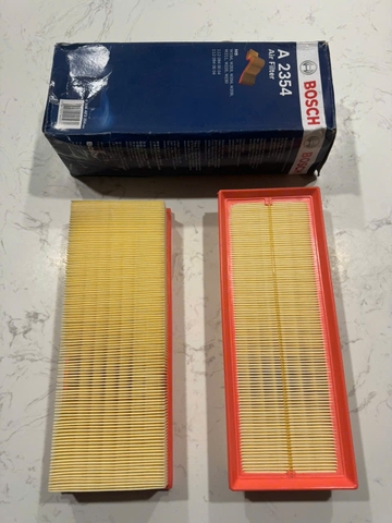 Lọc gió động cơ Mercedes Benz C-Class W203 (2005-2007); W204 (2007-2011); E-Class W211 (2002-2009); W212 (2009+); S-Class W221 (2005-2011); M-Class W164 (2005-2007); GLK-Class W204 (2008-2013); GL-Class W164 (2006-2012) chính hãng Bosch (0986AF2354)