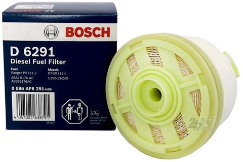 Lọc nhiên liệu Ford Ranger 2.2, 2.5, 3.2 chính hãng Bosch (0986AF6291)