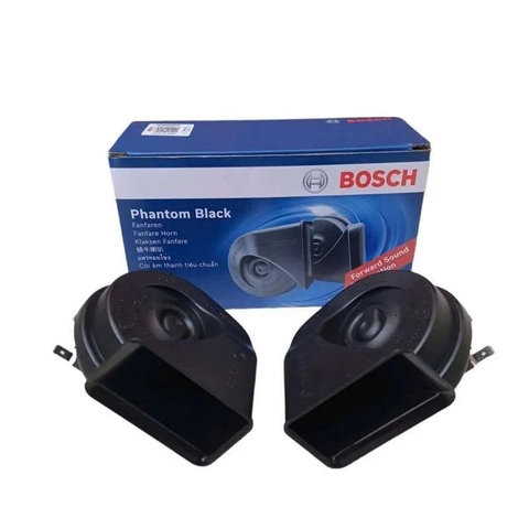 Còi sên Bosch Phantom Black 12V 4.5A 2 giắc hàng chính hãng (0986AH0209)