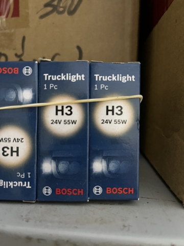 Bóng đèn Halogen H3 24V 55W chính hãng Bosch (0986AL1509)