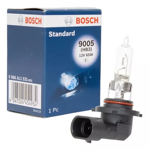 Bóng đèn Halogen 9005 (HB3) 12V 65W chính hãng Bosch (0986AL1531)
